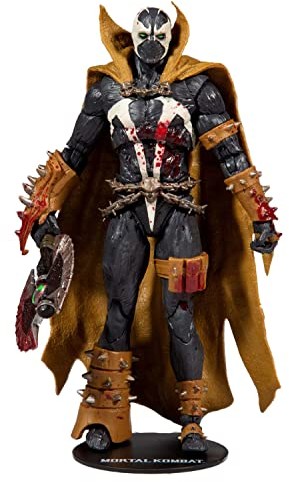 Mcfarlane Zabawki TM11062 Mortal Kombat Spawn 7IN WV3-SPAWN (Bloody Classic), wielokolorowe 11062