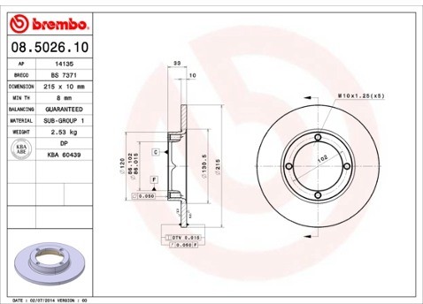 BREMBO 08.5026.10