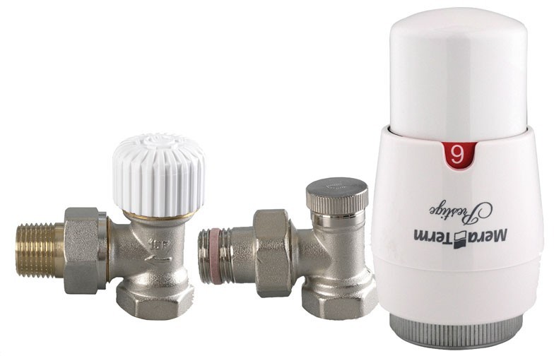 Vario Term Zestaw zaworów Standard Prestige biały, Typ zaworu: Kątowy STGS0206C/FK