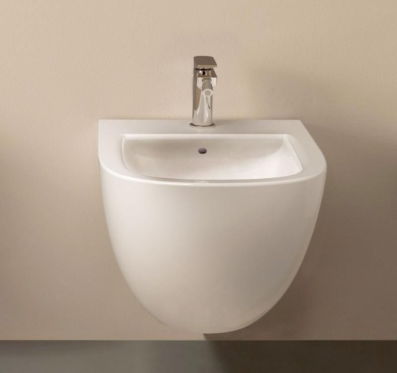 Globo Stockholm Bidet wiszący 51x37 cm biały połysk LAS10BI