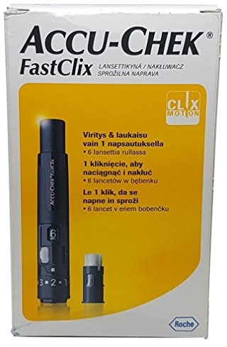 Accu Chek fastclix palców pricked stechhilfe z 6 lanzetten 4.01563E+12