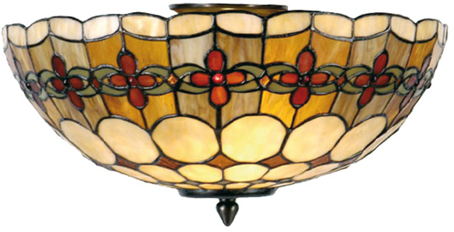 Clayre&Eef NURY - lampa sufitowa w stylu Tiffany