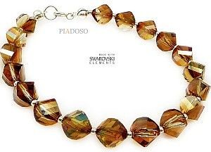 Swarovski Arande piękna bransoletka DORADO HELIX srebro 2112771457