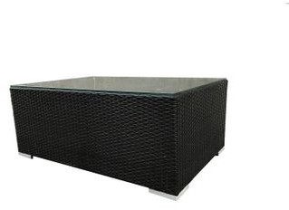 Rattanland Stolik z technorattanu Madryt do zestawu modułowego 182