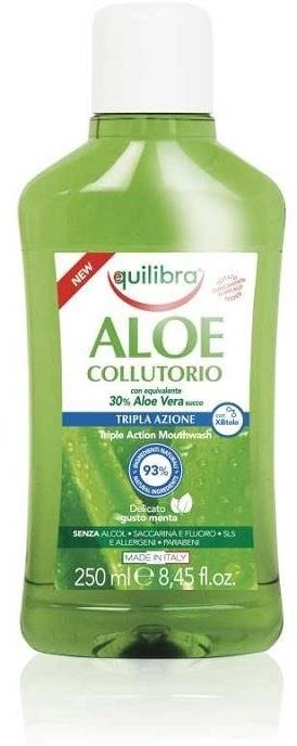 Equilibra Aloe Triple Action Mouthwash płyn do płukania jamy ustnej 250ml 77155-uniw