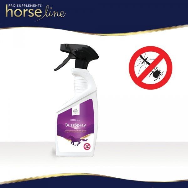 Horseline pro BuzzSpray 750ml - naturalny preparat odstraszający kleszcze, komary i gzy - HorseLine PRO
