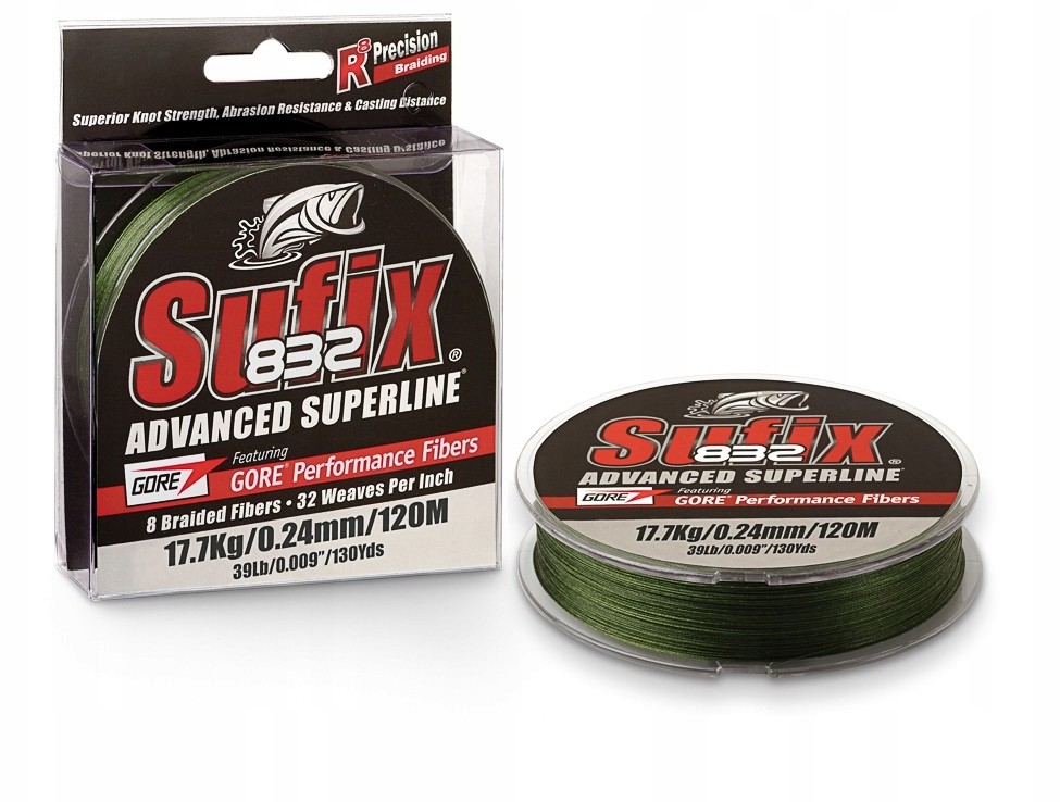 Sufix 832 Advanced Superline Green 0.13mm 120m