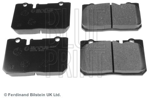 BLUE PRINT Zestaw klocków hamulcowych, hamulce tarczowe ADT34287