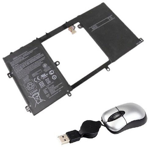 Amsahr amsahr 726596-001-05 bateria zamienna do HP Pavilion 11-H110TU X2, 11-H111TU X2, 11-H015TU X2 (obejmująca mini mysz optyczna), 7,4 V, 3780 mAh/28 Wh, 2 Cell czarna 726596-001-05