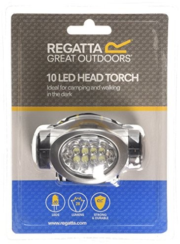 Regatta Great Outdoors z 10 diodami LED do lampek czołowych, czarny, w rozmiarze uniwersalnym RCE069   28P000
