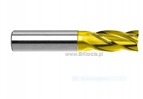 FENES Frez trzpieniowy 4-ostrzowy 14 mm DIN 844-A K-N GOLDEN