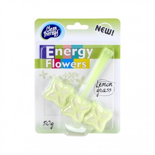 Clean Ravi THERAPY ENERGY FLOWERS ZAWIESZKA WC LEMON GRASS 50G