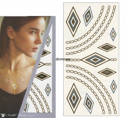 TATUAŻ METALICZNY FLASH TATTOO NASZYJNIK