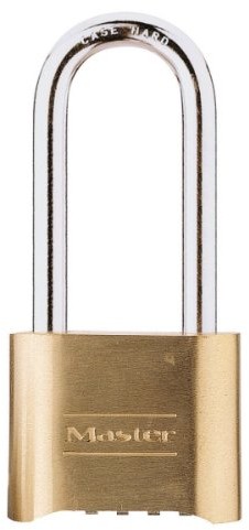 Master Lock 175eurdlh  zamek szyfrowy z mosiądzu 51 MM z pałąkiem o wysokim 175EURDLH