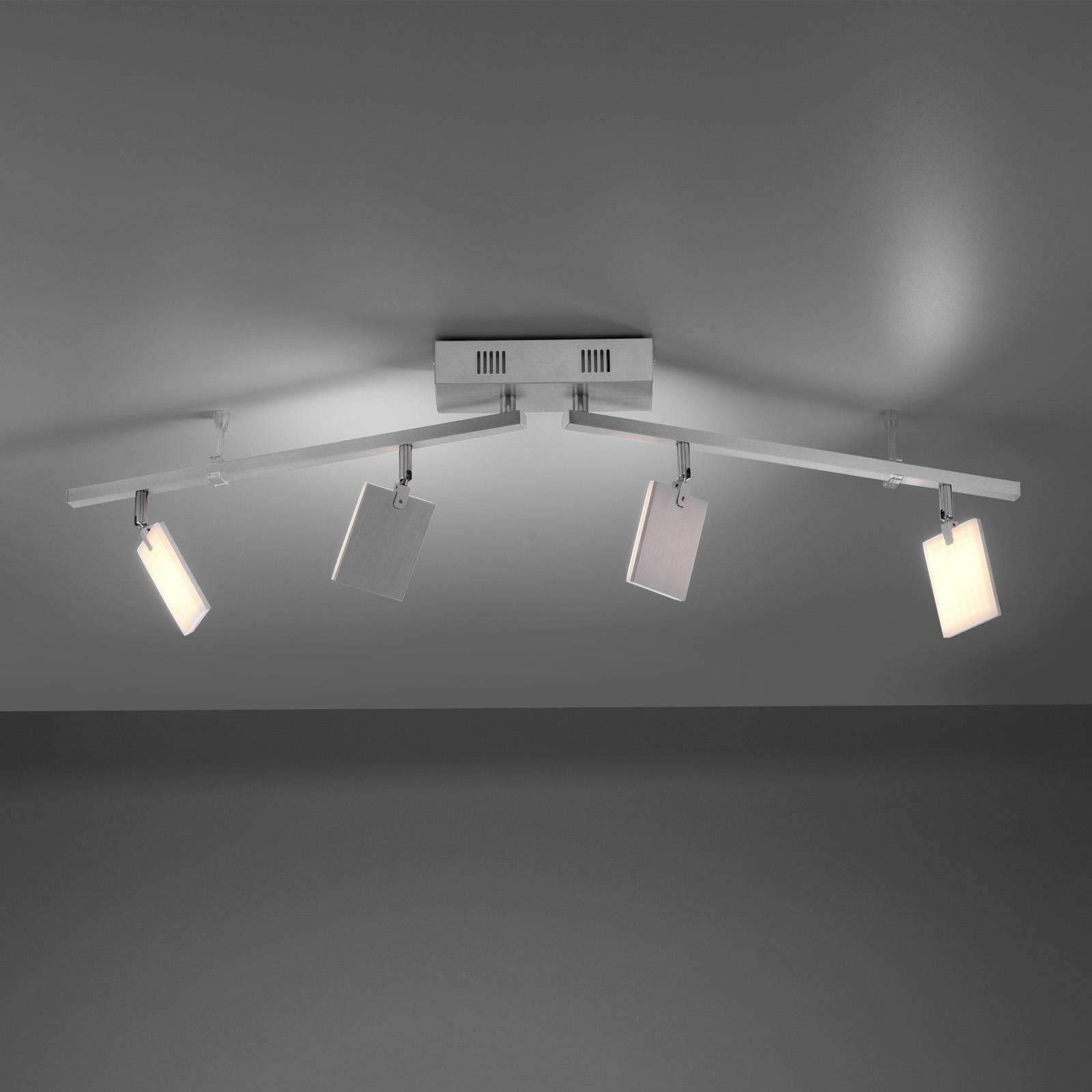 PURE PURE Mira lampa sufitowa 4-pkt pilot CCT aluminium
