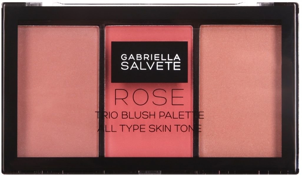 Gabriella Salvete Trio Blush Palette róż 15 g dla kobiet 02 Rose