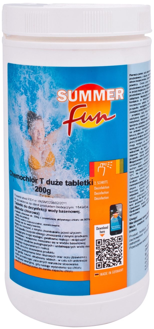Summer Fun Chemochlor T tabletki 200 g 1 kg