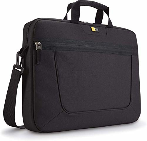 Case Logic Poliester Basic Slim Attache etui do laptopa 15,6-calowego - czarne VNAI-215-BLACK