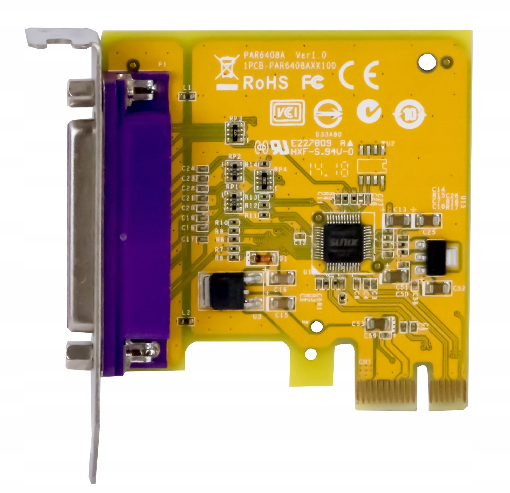 Sunix PAR6408A 0VG832 Kontroler Lpt Na PCIe x1 Lp