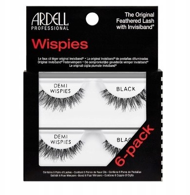 Ardell Demi Wispies Black Rzęsy Pełne 6-pack