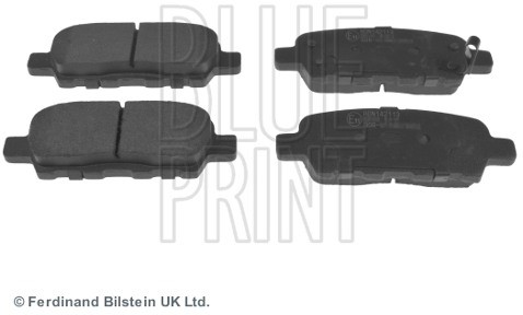 BLUE PRINT Zestaw klocków hamulcowych, hamulce tarczowe ADN142113