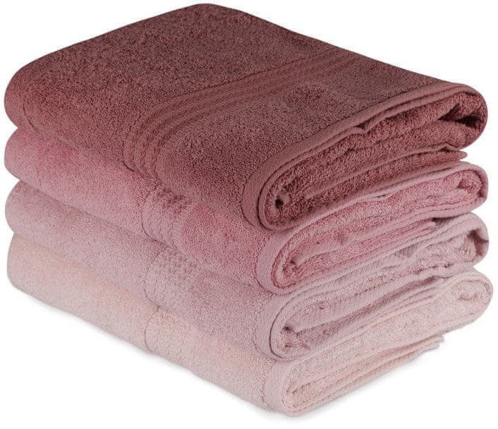 Hobby WEBHIDDENBRAND zestaw ręczników Bath 4 szt. różowe