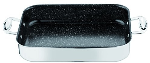 MEPRA Mepra Glamour Stone naczynie do pieczenia, 35 x 25 cm, ze stali nierdzewnej 18/10 302190