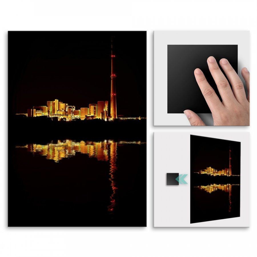 Pix4home Plakat metalowy spalarnia M POS-M-00580
