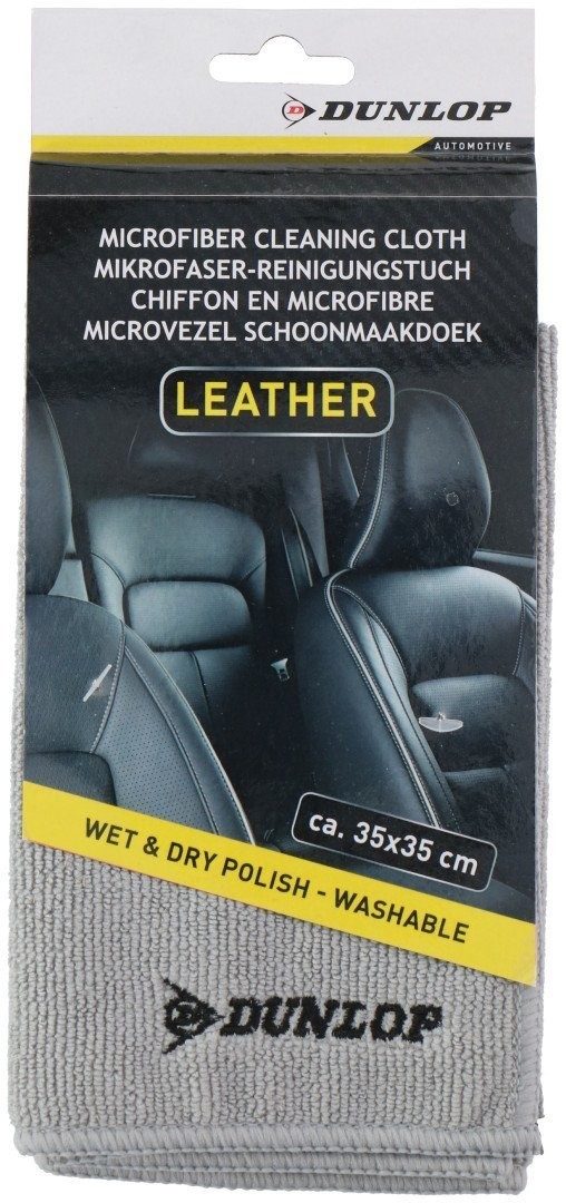 Dunlop Ścierka z mikrofibry do czyszczenia powierzchni skórzanych Dunlop E-15130