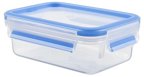 Tefal Master pojemnik do przechowywania żywności dla żywności, prostokątne, przezroczysty/niebieski, niebieski, 0.55L K3021112