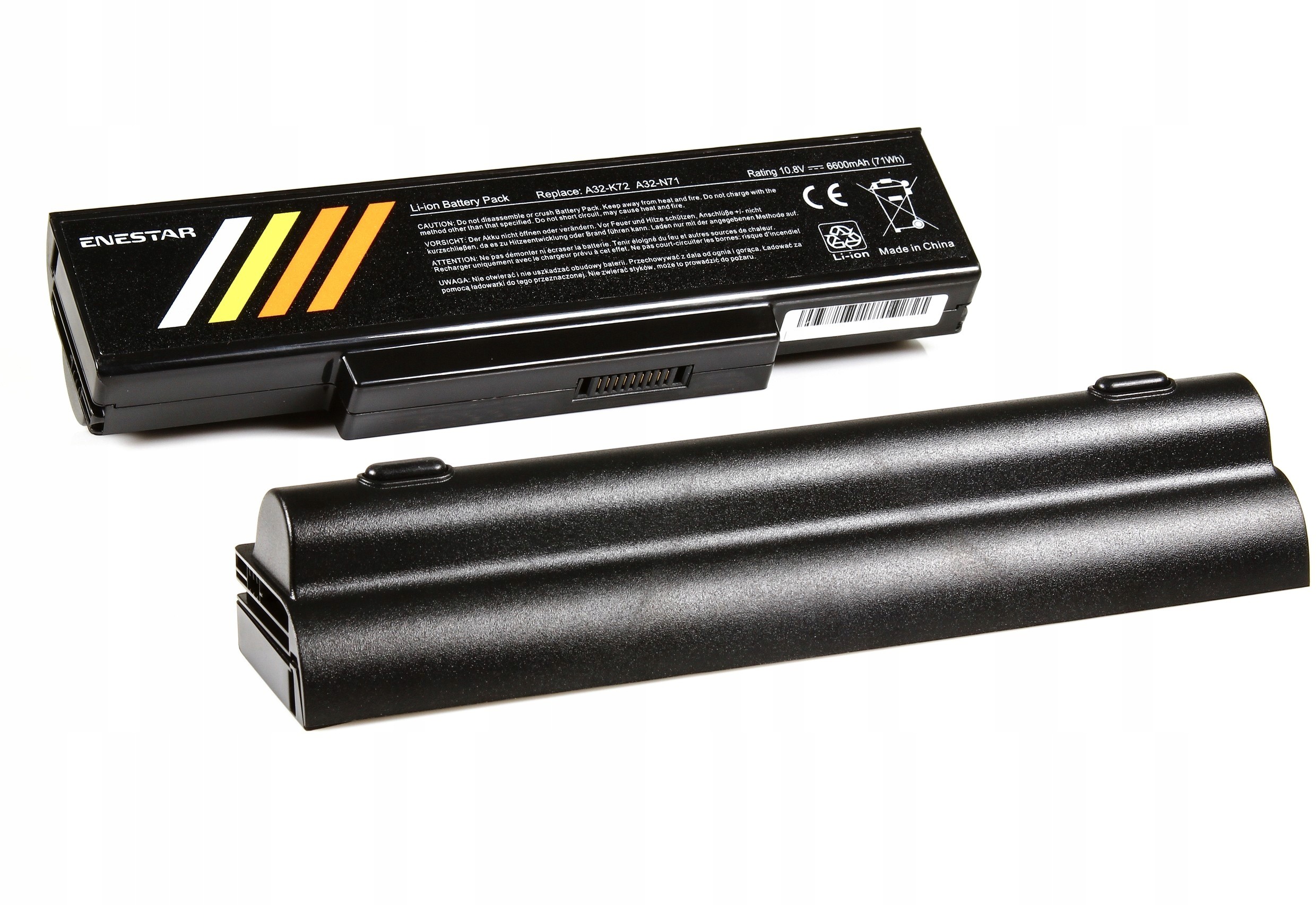 Asus 6600mAh Markowa bateria do K73SJ K73SD K73S