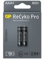 GP Batteries 2 x akumulatorki AAA R03 ReCyko Pro Ni-MH 800mAh 85AAAHCB-5EB2