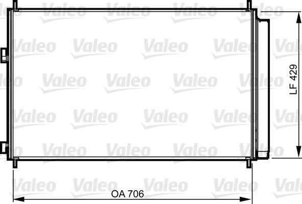 VALEO skraplacz 814204