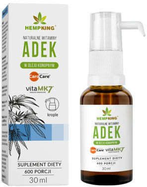HEMPKING Witaminy ADEK (w bio oleju konopnym) 30ml