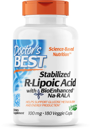 RLipoic Acid with BioEnhanced NaRALA 180 kapsułek Doctor's Best 1036542492