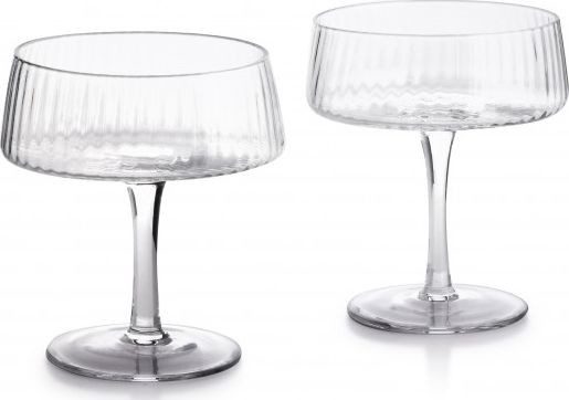 LUMARKO Lumarko Mada clear kpl 2 kieliszków do szampana 300ml 10x7.5xh12cm przezroczysty