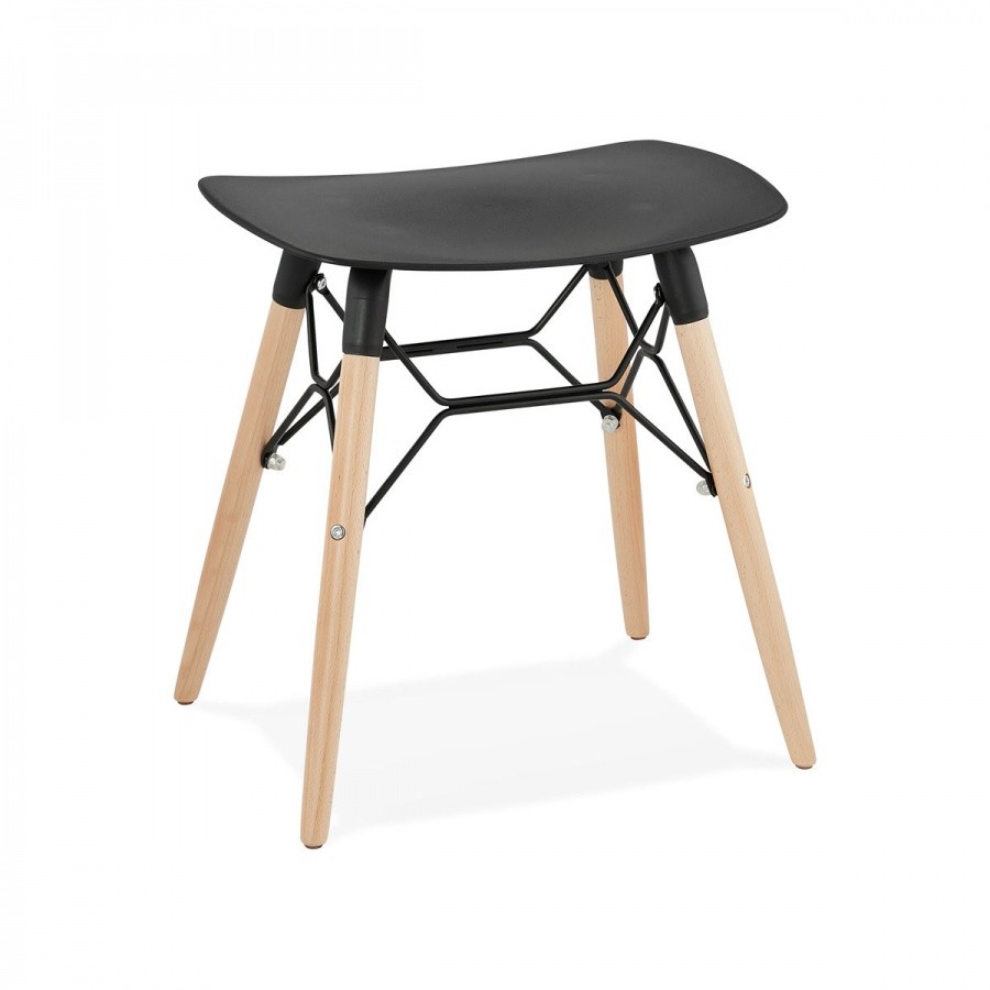 Kokoon Design Taboret Jartel czarny BS02220BL