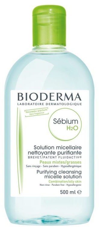 Bioderma Sebium H2O antybakteryjny płyn micelarny 500ml Długi termin ważności! 7031528