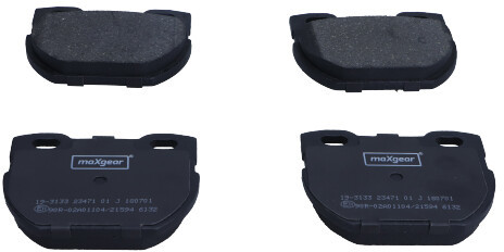 MaxGear Zestaw klocków hamulcowych, hamulce tarczowe 19-3133 19-3133