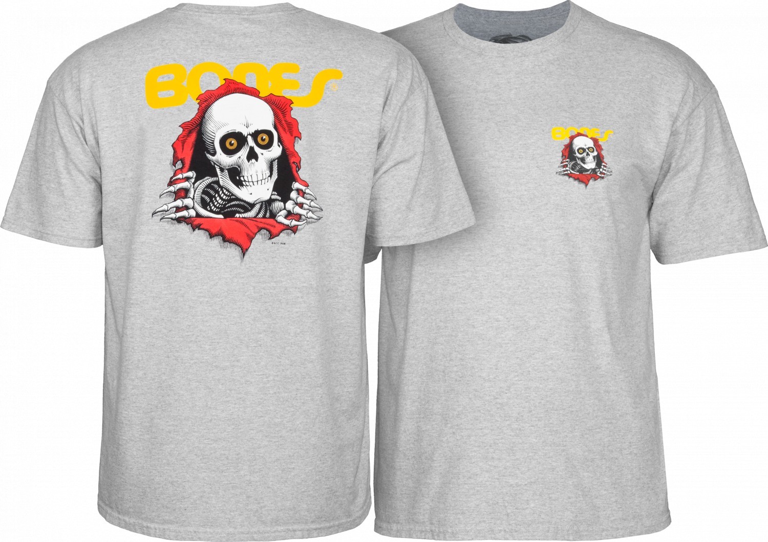 BONES t-shirt BONES RIPPER Gray