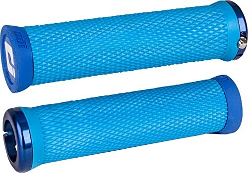 ODI MTB Elite Motion Lock on 2.1 niebieskie pierścienie zaciskowe, d33mtu-U uchwyty, jasny niebieski, 130 MM D33MTU-U