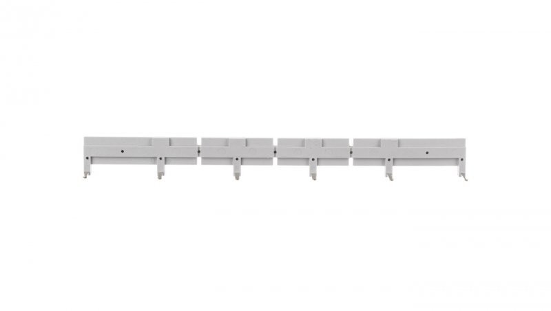 Relpol Złącze grzebieniowe 6-zębowe 10A 250V AC do gniazd i przekaźników szare ZGGZ4-1 858829 858829