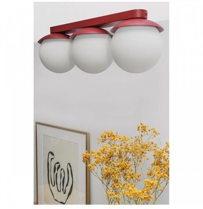 Ummo UMMO Plafon Kuul B KLB34000 oprawa w kolorze burgundu KLB34000