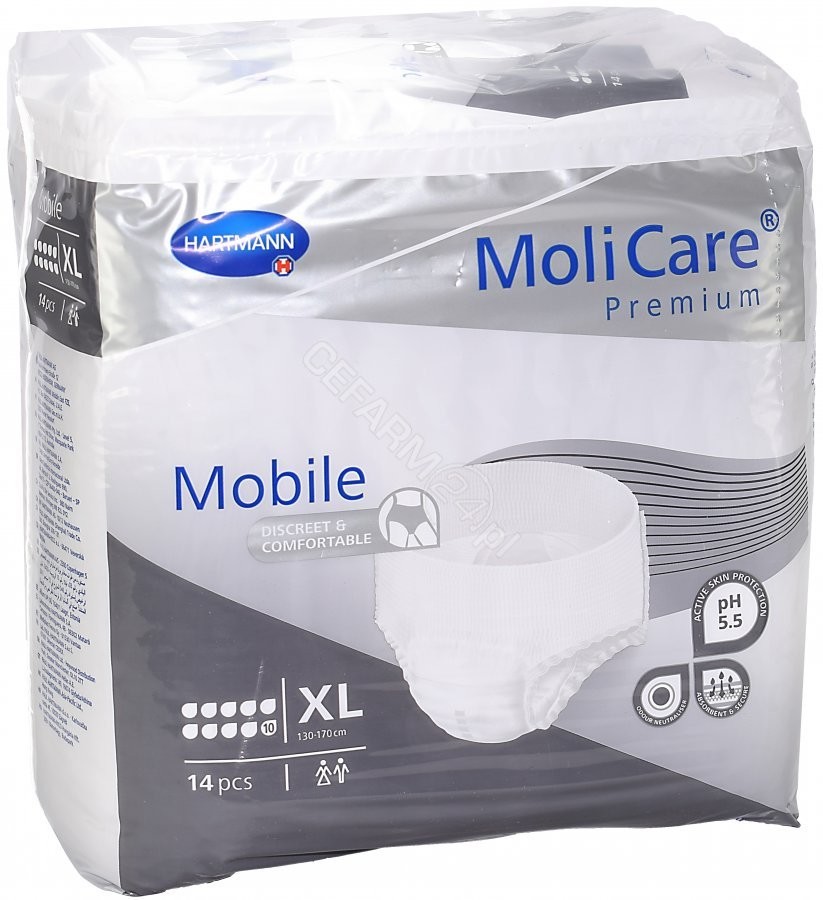Hartmann Majtki chłonne MoliCare Premium Mobile 10K rozmiar XL x 14 szt