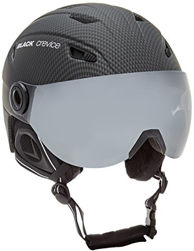 Black Crevice kask narciarski z wizjerem, dla dorosłych, czarny, XS BCR143824-CB-XS_carbon schwarz_XS
