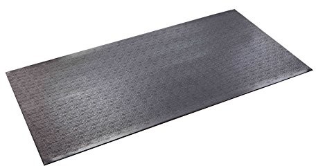 Supermats Solid P.V.C. Mat for Cardio- Fitness (2. 5-Feet x 5-Feet) 40GS