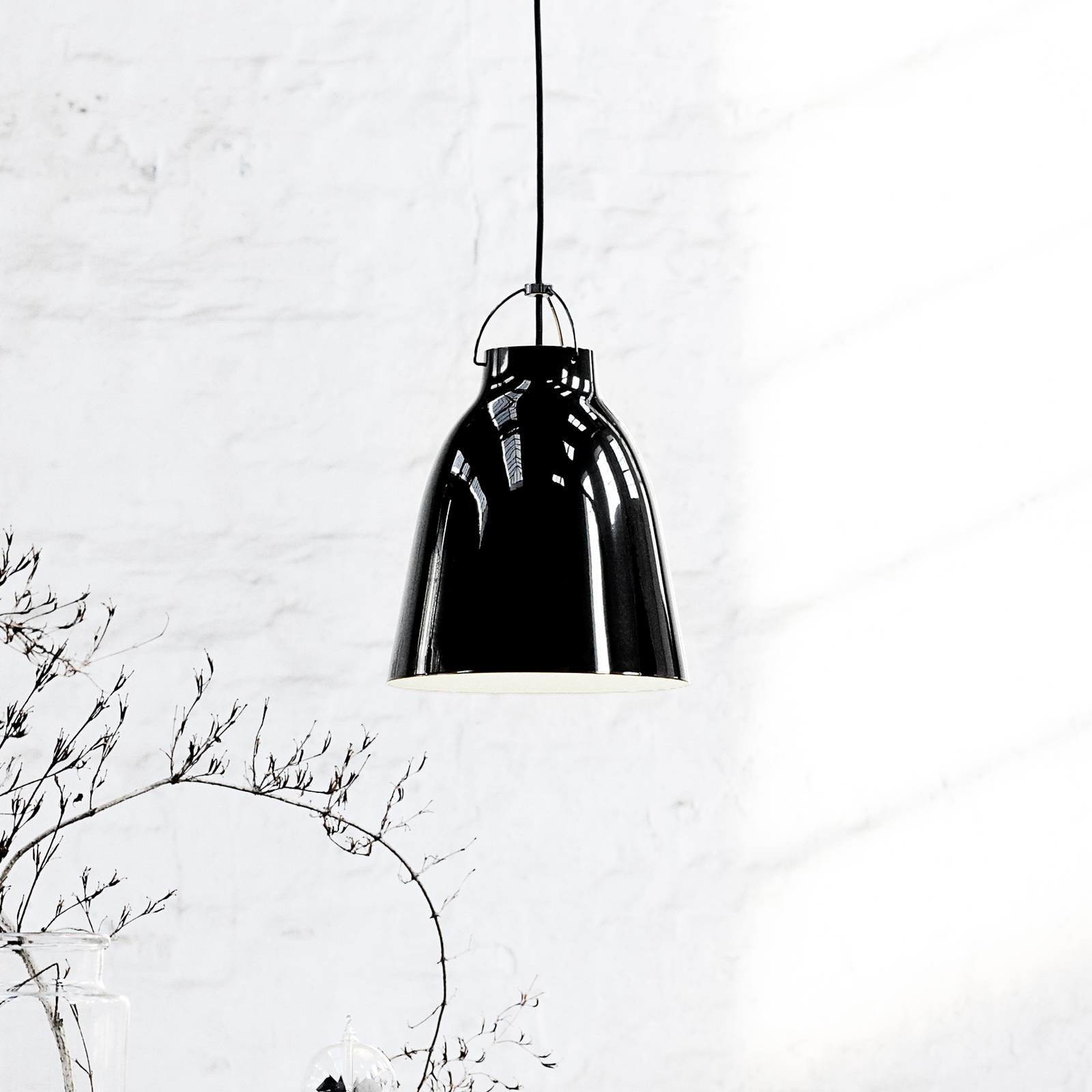 FRITZ HANSEN Caravaggio P2 połysk czarny/czarny