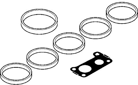 ELRING Zestaw uszczelek, kolektor dolotowy ELRING 131.810