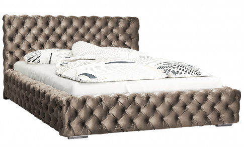 Dwuosobowe łóżko z zagłówkiem 140x200 Sari 3X