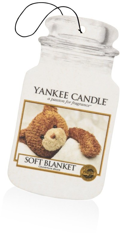 Yankee Candle Zawieszka Zapachowa do Auta Car Jar Soft Blanket 1519944E